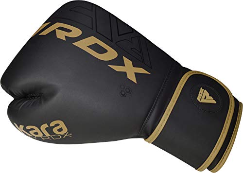 image for RDX Boxing Gloves Sparring and Muay Thai Maya Hide Leather, Kara Paten