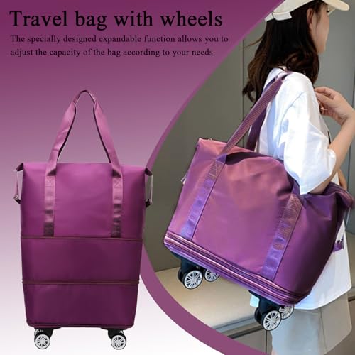 Expandable Luggage | Lightweight Travel Bag With Wheels | Foldable Suitcase | Rolling Large Capacity Travel Organizer For Business Trip, Weekend Vacation, Family Holiday, Portable Gear3