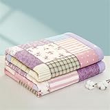 >>>>>EIGENSCHAFTEN TAGESDECKE BETTÜBERWURF: Die steppdecke aus Baumwolle die eine gute Luftdurchlässigkeit, Feuchtigkeitsaufnahme und Farbechtheit aufweist. Diese leichte Bettdecke ist ideal, um Ihr Bett im nassen Frühling, Herbst oder Sommer aufzupeppen oder bei kaltem Wetter über eine weiche Bettdecke zu legen.Es bietet Ihnen den Komfort, einen guten Schlaf zu gewährleisten.