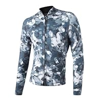 Chemise de plongée en Extensible Noire pour Homme pour Le Surf, la Natation et Le Sport Carte Air Bain Homme (Dark Green, XXL)