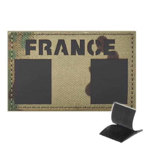 InfantryPro PATCH Militaire France Infrarouge Camo Ecusson France IR Police. Ecusson Scratch Infrarouge Patch Gilet Patch Airsoft, Gilet tactique airsoft, sac a dos militaire, Patch France Infrarouge Cover