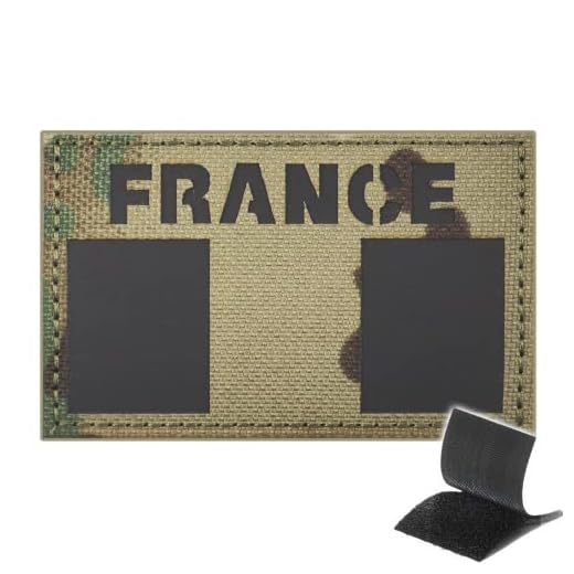 INFANTRYPRO Patch France Militaire Ecusson France Police Gendarmerie Reflechissant Infrarouge Ecusson Scratch Camouflage Qualité a VIE Drapeau Francais Camo Veste Airsoft Patch Thermocollant plus Bas