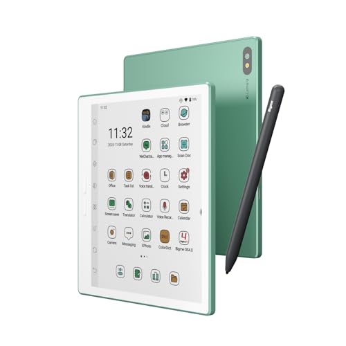 Image of Bigme B7 Pro Color Epapere Reader, 7 Inch Eye-Comfort Display, Android 14, 8+256GB, 4G Calling, Stylus and Case Included (Green)