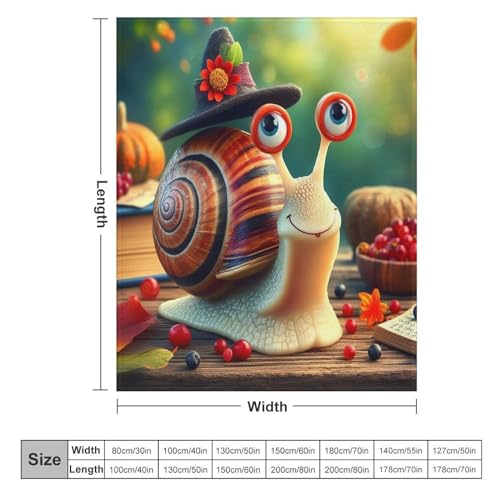 Plaid escargots couverture polaire pour réchauffer vos soirées cocooning sur le canapé lit - 6