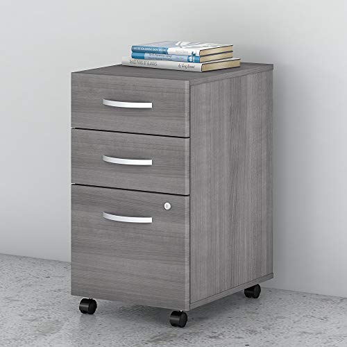 Bush Business Furniture Studio C File Cabinet, Platinum Gray #TOP1