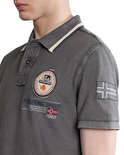 Polo Napapijri regular fit en maille confortable avec logo patch - 5