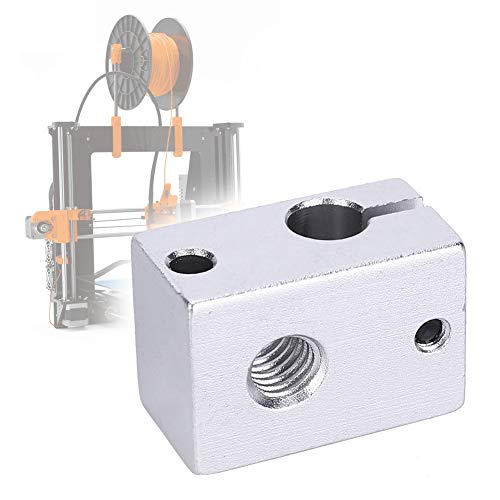 3D Printer Heater Block, 3D Printer Parts with Hex Wrench 5PCs Industrial Supplies Standard Printer Accessory Metal Heater Blocks for Enhanced Printing Quality