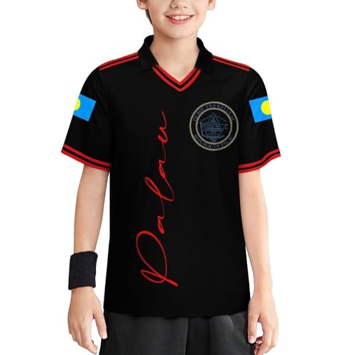 Flag of Zambia Children's Football Jersey Short Sleeve Casual T-Shirt