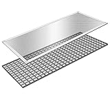 aluminium gitterrost gewicht HOCHWERTIGE VERARBEITUNG - Die Abdeckung besteht aus einem Aluminiumnetz in einem Aluminiumrahmen mit Kunststoff-Eckverbindern. Durch diese Konstruktion können Sie die Lichtschachtabdeckung ganz leicht und ohne komplizierte Gehrungsschnitteauch auf Ihr individuelles Lichtschacht-Maß anpassen.