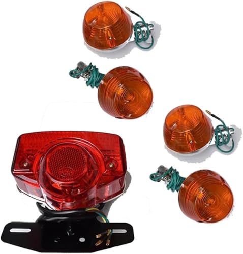 Luz Trasera para Motocicleta Honda Lifan Tipo 4 con intermitente y freno