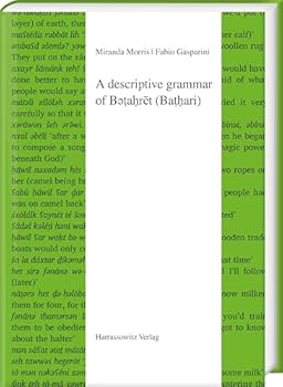 Hardcover A Descriptive Grammar of Bətahret (Bathari) Book