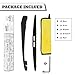 HODEE Rear Wiper Arm Blade Nut Set Replacement for ACURA MDX 2007-2016,Rear Wiper Cover Accessories Assembly, Wiper Cap Set for Back Windshield Window,OE: 76720-STX-A01 76720STXA01