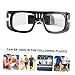Sosoport 3pcs Athletic Glasses Safety Glasses Sports Goggles Glare Lens Shockproof for Soccer Protection