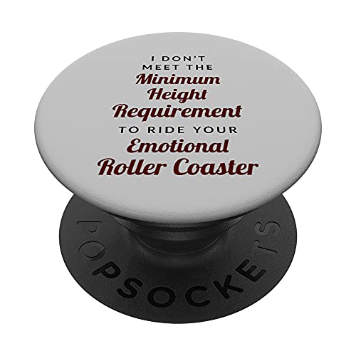 Pas de drame - Les montagnes russes de l'émotion PopSockets PopGrip Interchangeable