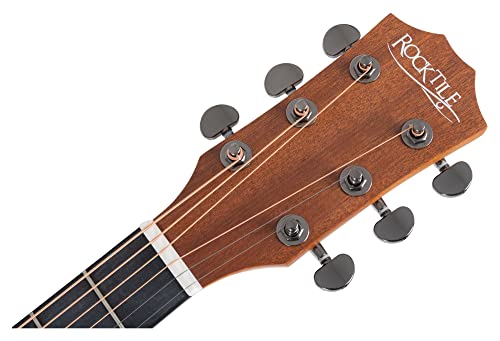 Rocktile WSD-101C NT Guitare acoustique folk, dreadnought Set d’apprentissage - Les Beatles, Paul McCartney, John Lennon, RIngo Starr, George Harrison Rocktile WSD-101C NT Guitare acoustique folk, dreadnought Set d'apprentissage – Image 8