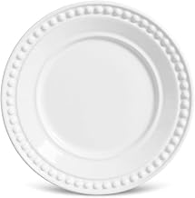 Conjunto C/ 6 Pratos De Sobremesa Atenas Branco Ø 20,5 cm