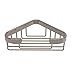Allied Brass BSK-10ST Corner Soap Shower Basket, Antique Pewter