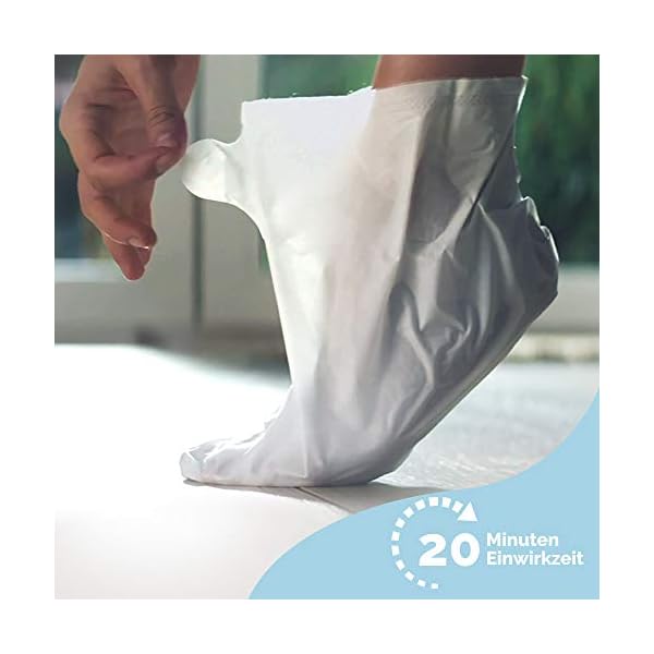 Scholl EXPERTCARE Intensiv pflegende Fußmaske in Socken – Feuchtigkeitsspendende Fußpflege für seidig weiche Füße – 3… – Bild 4