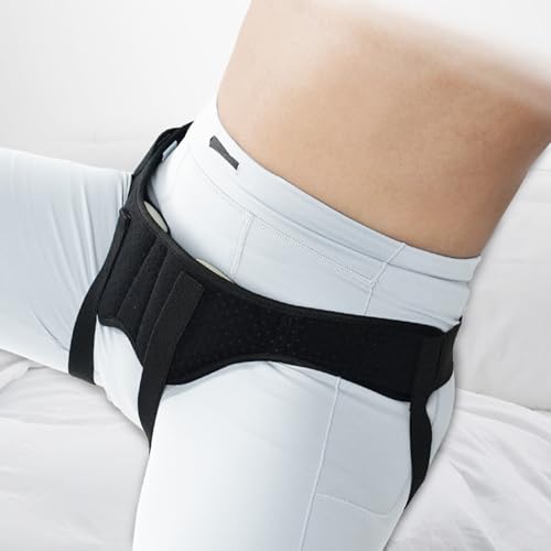 Faja para hernia ajustable con pads de compresión miniatura 6
