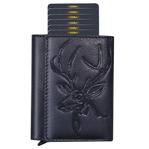 Image of Men Casual, Formal Blue, Gold Genuine Leather Wallet (8 Card Slots)