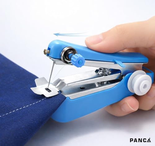 Image of PANCA Handy Stitch Mini Hand Sewing Machine | Portable Stapler Style Silai Machine for Quick Repairs & Home Tailoring | Lightweight Handheld Stitching Tool for Clothes
