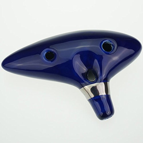 Cheffort 7539592569 Cheffort" 12 Hole Ocarina From Legend Of Zelda,Alto C Ocarina With Protective Bag,Buy Zelda Ocarina,12 Hole Zelda Ocarina,Ocarina Of Time,Ocarina Play thumb #3