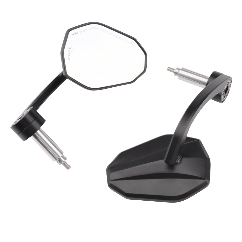 Specchietti Moto Utilizzo adatto for Yamaha MT07 FZ07 FZ09 MT09 MT-07 MT-09 Tracer universale 7/8 "22mm Handle Bar End Specchietto retrovisore Specchietto retrovisore moto Specchietti Scooter(Color:St
