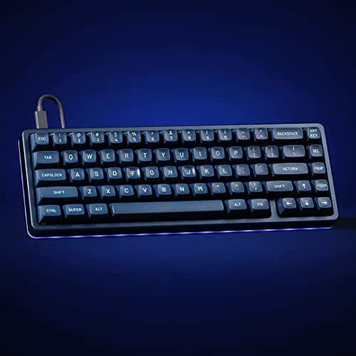 Drop Signature Series Mechanical Keyboard - Tenkeyless Tkl (87 Key), Mt3 Dusk Doubleshot Keycaps, Tactile Holy Panda X Switches, Hot-Swap, Backlit Rgb Led, Usb-C, Aluminum Frame (Blue Hour) #TOP4