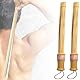 Bambus-Massagestab für Rücken, Massage-Bambus-Sauna-Stick, Holztherapie-Massage-Körperwerkzeug, Muskelhammer, Körpermassage-Hammerstab, Anti-Cellulite-Besen (2 Stück)