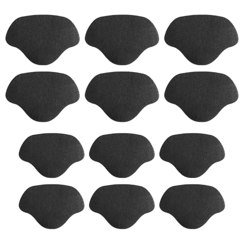 12 Pièces Réparation de Talon de Chaussure Patch Autocollants à Talons Patchs Talon, Auto-Adhésif Protege Talon Chaussure Coussinets Réparation Talon Réparation de Trou de Basket