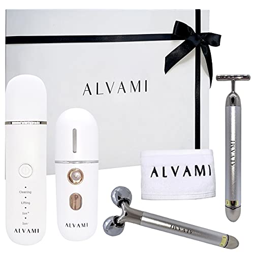 Nettoyeur visage ultrasons et kit massage anti-teint terne