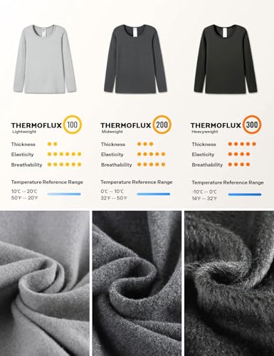 ラパサ あったかインナー 防寒肌着 保温インナー 裏起毛 レディース下着 長袖シャツ クルーネック L15 の商品画像 5