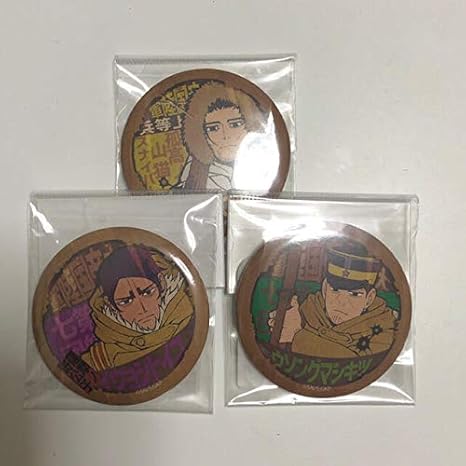 Amazon ゴールデンカムイ レトロ看板 缶バッジ 尾形百之助 鯉登音之進 月島基 アイドル 芸能人グッズ 通販 Amazon ゴールデンカムイ レトロ看板 缶バッジ 尾形百之助 鯉登音之進 月島基 アイドル 芸能人グッズ 通販