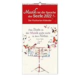  Musik ist die Sprache der Seele 2022: Der Postkarten-Kalender