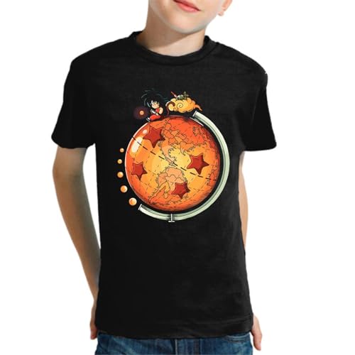Camiseta de NIÑOS NIÑAS DB Ball Dragon Anime Bolas Manga 302 9-10 Años