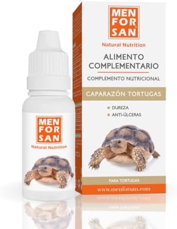 MENFORSAN Alimento Complementario para Caparazon Tortugas | Ingredientes Naturales | 30 ml