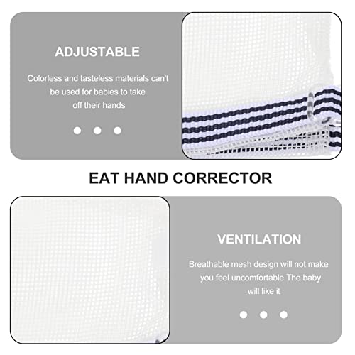 Cabilock Luvas antichupar o polegar luvas de sucção de dedo, parar, protetor de dedo respirável para