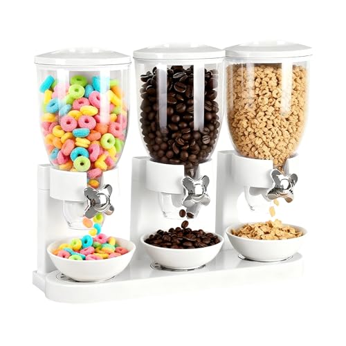 Dreifach- Müsli- Spender Kanister für Lebensmittel 6L Kapazität Cereal Container Dispenser für Cornflakes Süßigkeiten Süßigkeiten Linsen Nüsse Bohnen Granola Küche Storage Dispenser Dreifach- Müsli- Spender Kanister für Lebensmittel 6L Kapazität Cereal Container Dispenser für Cornflakes Süßigkeiten Süßigkeiten Linsen Nüsse Bohnen Granola Küche Storage Dispenser