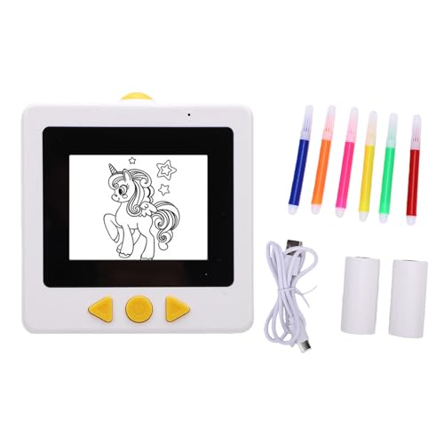 Image of AI Voice Sticker Printer, Wireless Connection, QR Setup Thermal Printer with 2.4in HD Screen Smart AI Voice Sticker Maker Inkless Printing for Office, Study, DIY Crafts