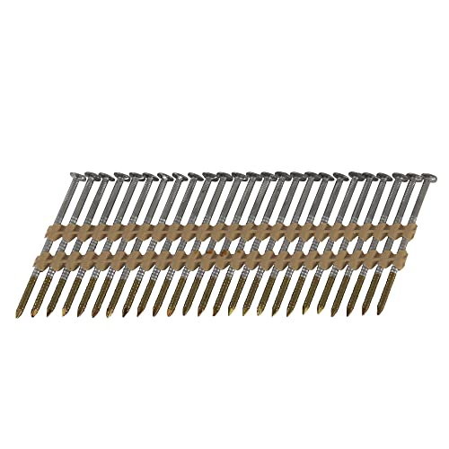 Metabo HPT Framing Nails | 2-3/8 Inch x .113 | 21 Gauge | Full Round Head | Ring Shank | Bright Basic | 5,000 Count | 10103HPT