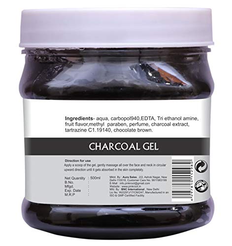 Image of Pink Root Charcoal Gel 500gm with Papaya Gel 500gm