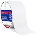 RV Roof Sealant Tape, 4 Inch x 50 Feet RV Repair White Tape Waterproof Seal Tapem for Roof Repair Camper Trailer Boat Sealing Leak Repair, UV & Waterproof, Stop Camper Roof Leaks (4in x 50ft)