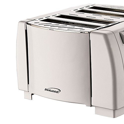 Brentwood Ts-265 Cool Touch 4 Slice Toaster, White #TOP3