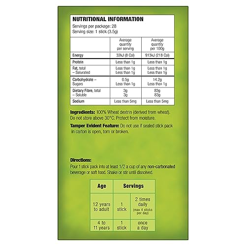 Benefiber Natural Fibre Supplement On-The-Go Stick 28 Pack #TOP2