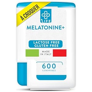 Melatonine 1,9 mg 600 Comprimés Bien Dormir Sommeil Adulte PiuLife® 2 Par Dose Endormissement Adulte, Dormir Rapidement, Zzz Sommeil Réparateur, Insomnie Traitement Naturel, Atténuer Le Jet-lag