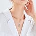 Orthodox Cross Necklace Sterling Silver Eastern Orthodox Cross Pendant Necklace Orthodox Religious Jewelry for Women Men Gifts