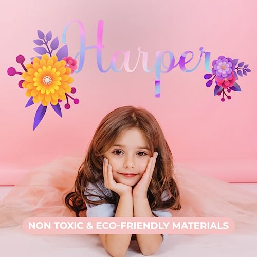 Vinilos Decorativos Personalizados Flores y Arcoíris para Pared miniatura 6