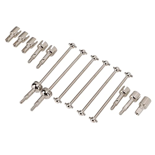 RC Dog Bone Drive Shaft, RC Metall CVD Drive Shaft Kit mit Joint Cup Dog Bone für 144001 RC Car Upgrade PartModellauto-Zubehör
