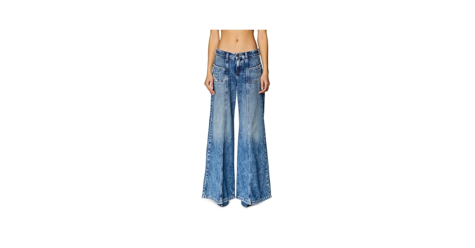 DIESEL フレアジーンズD-AKII 09H95 ミディアムブルーウォッシュ Amazon | [Diesel] [ディーゼル] レディース デニム スリム