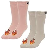 DG Hill 2 pares de calcetines térmicos gruesos para hombre, cálidos para clima frío - Rosa - Large